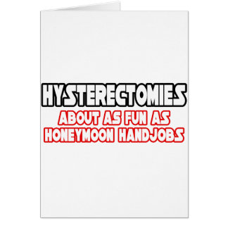 Hysterectomies...Not Fun