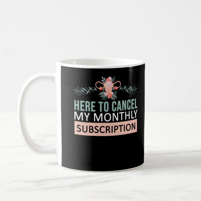 Hysterectomy Awareness Flowers Uterus Removal Coffee Mug (Left)