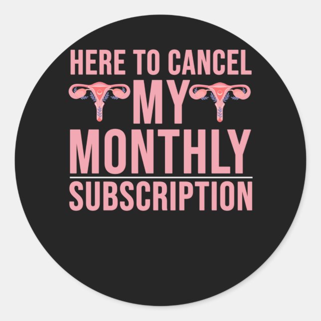 Hysterectomy Awareness Surgery Recovery Classic Round Sticker (Front)