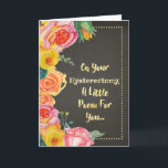 Hysterectomy Funny Get Well Card Poem<br><div class="desc">Don't let the pretty picture fool you: this card has lots of sass!  A funny get well card for a lady having a hysterectomy,  but who isn't too upset about it.  Roses by Blessed Print at Creative Market. Chalkboard background by Cupcake Cutiees at My Grafico.</div>