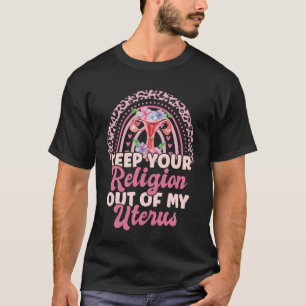 Hysterectomy Recovery Products Uterus Support Rain T-Shirt