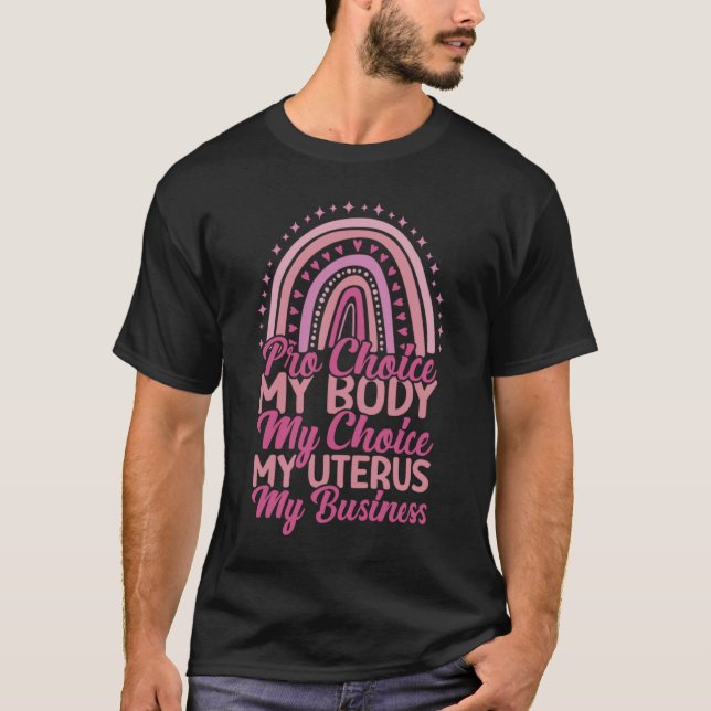 Hysterectomy Recovery Products Uterus Support Rain T-Shirt (Front)