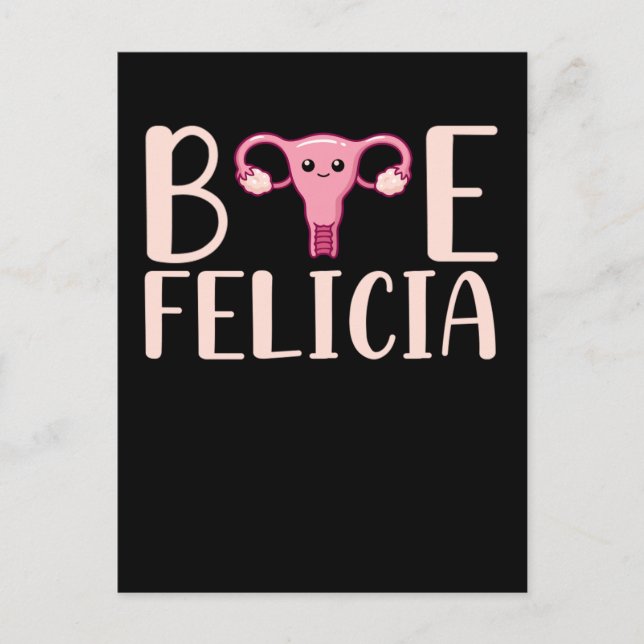 Hysterectomy Recovery Surgery Uterus Removal Postcard (Front)