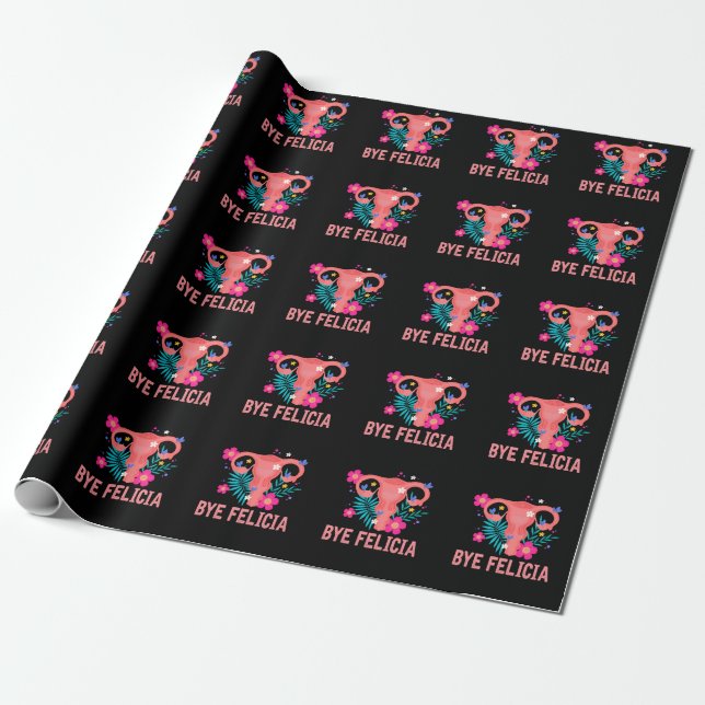 Hysterectomy Recovery Surgery Uterus Removal Wrapping Paper (Unrolled)
