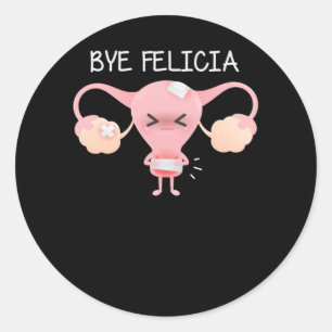 Hysterectomy Support Uterus Removal Classic Round Sticker