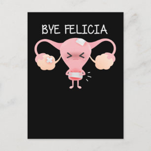 Hysterectomy Support Uterus Removal Postcard