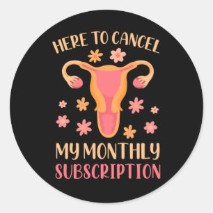 Hysterectomy Support Uterus Removal Survivor Classic Round Sticker
