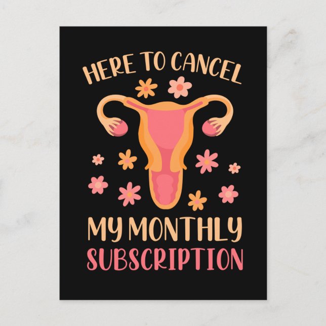 Hysterectomy Support Uterus Removal Survivor Postcard (Front)