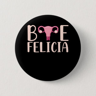 Hysterectomy Surgery Support Uterus Removal 6 Cm Round Badge