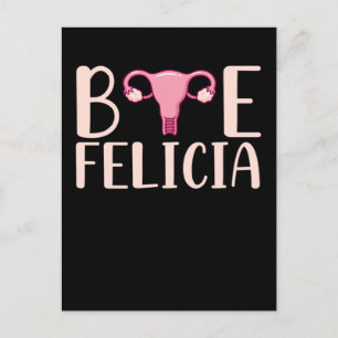 Hysterectomy Surgery Support Uterus Removal Postcard