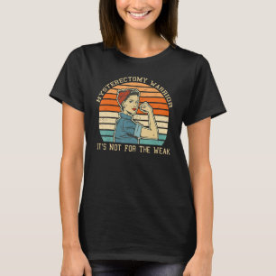 Hysterectomy Warrior Retro Uterus Removal Surgery T-Shirt