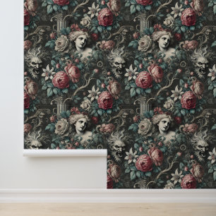 Hysteria Hides in the Blooms – Gothic Victorian Wallpaper
