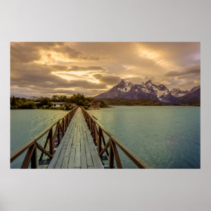 Hysteria Pehoe. Cordillera del Paine Poster