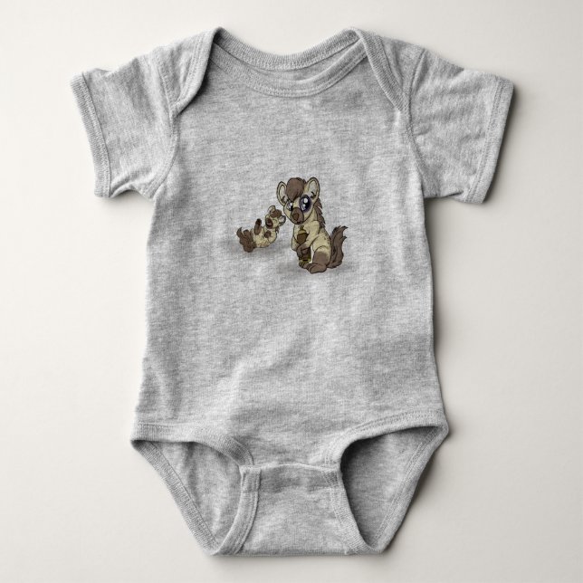 Hysterical Hyena! Baby Bodysuit (Front)