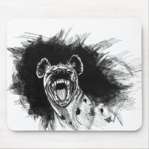 Hysterical Hyena Mouse Mat
