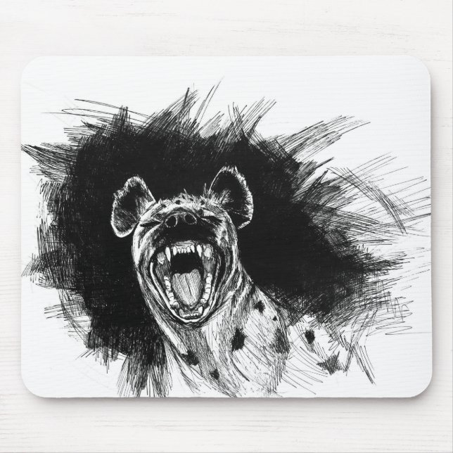 Hysterical Hyena Mouse Mat (Front)