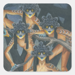 Hyter Sprites Square Sticker