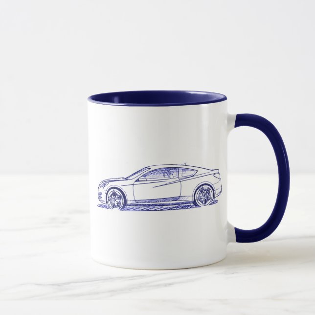 Hyu Genesis Coupe 2009 Mug (Right)