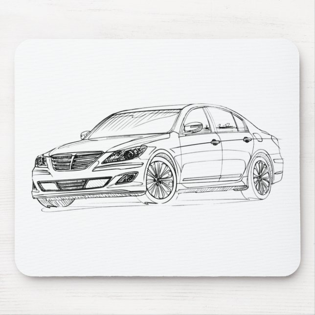 Hyu Genesis Sdn 2012 Mouse Mat (Front)