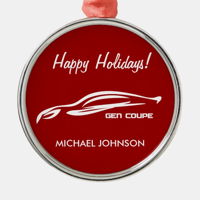 Hyundai Genesis Coupe Metal Tree Decoration (Front)