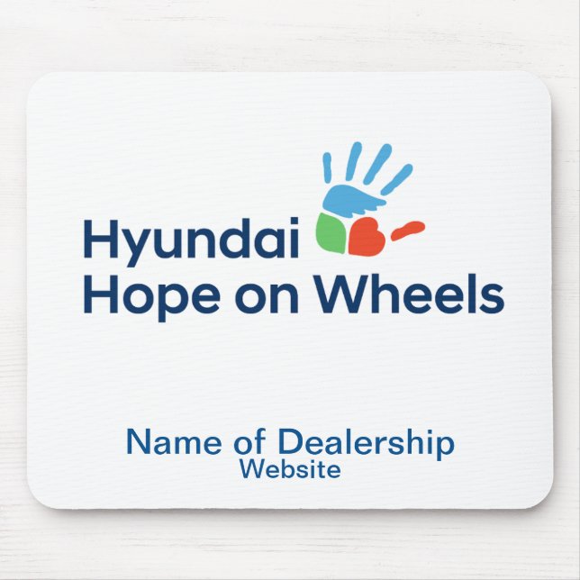 Hyundai Hope On Wheels Customisable Mousepad (Front)