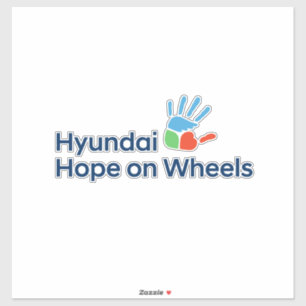 Hyundai Hope on Wheels Extra Large Sticker 