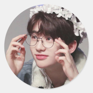 Hyunjin Classic Round Sticker