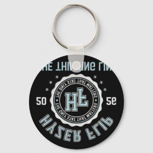 Hyzer Flip Thinking Line Disc Golf Crest Key Ring
