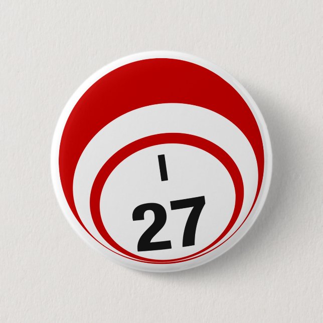 I27 Bingo Ball button (Front)