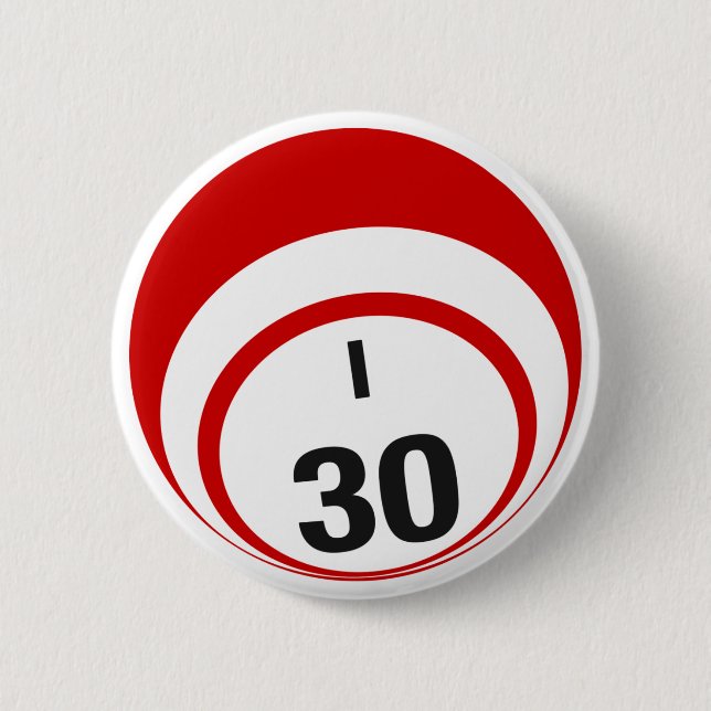 I30 Bingo Ball button (Front)