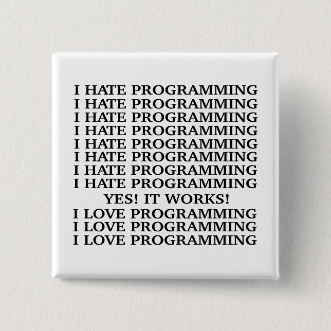 I 15 CM SQUARE BADGE (Front)