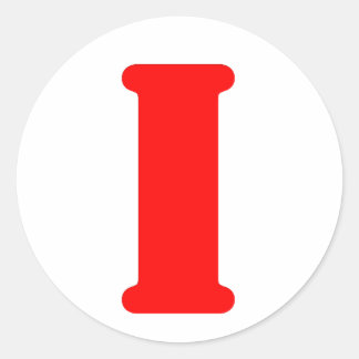 I_2 CLASSIC ROUND STICKER