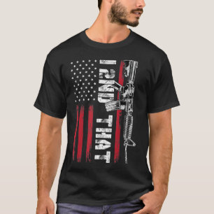 I 2nd That Second Amendment Pro Gun American Flag  T-Shirt