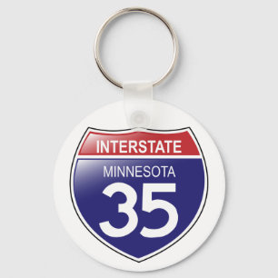 I-35 Minnesota Keychain