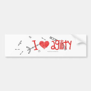 I <3 Agility Sticker