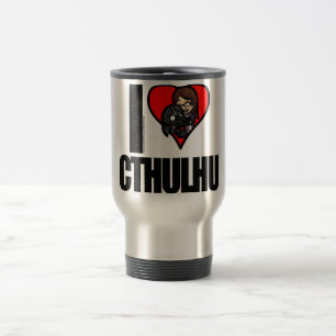 I <3 Cthulhu Travel Mug