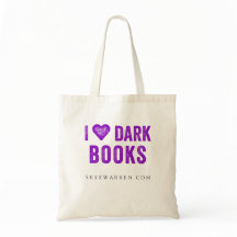 I <3 Dark Books Tote Bag
