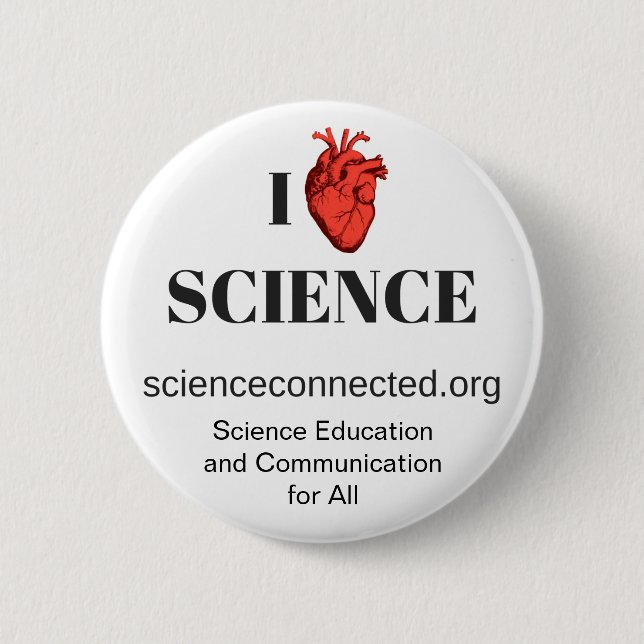 I <3 Science Button (Front)