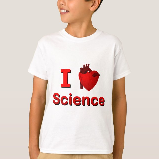 I <3 Science T-Shirt (Front)