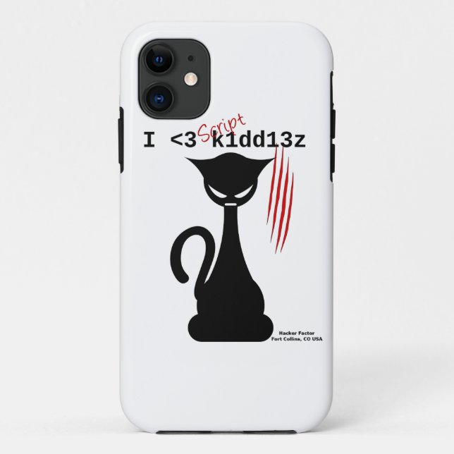 I <3 Script K1dd13z Case-Mate iPhone Case (Back)