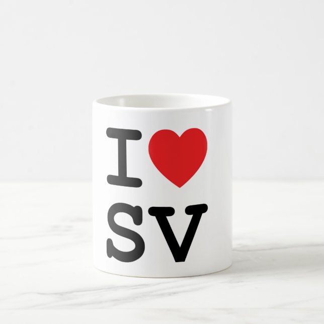 I <3 SV COFFEE MUG (Center)