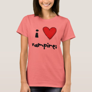 I <3 vampires - red T-Shirt