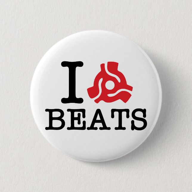 I 45 Adapter Beats 6 Cm Round Badge (Front)