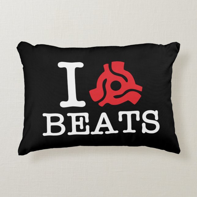 I 45 Adapter Beats Decorative Cushion (Front)