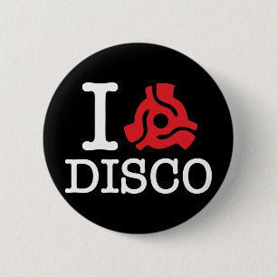 I 45 Adapter Disco 6 Cm Round Badge