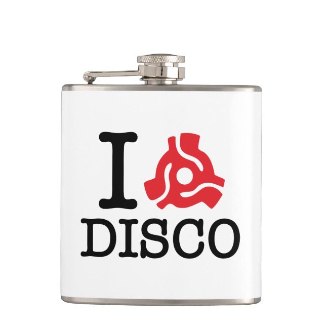 I 45 Adapter Disco Hip Flask (Front)