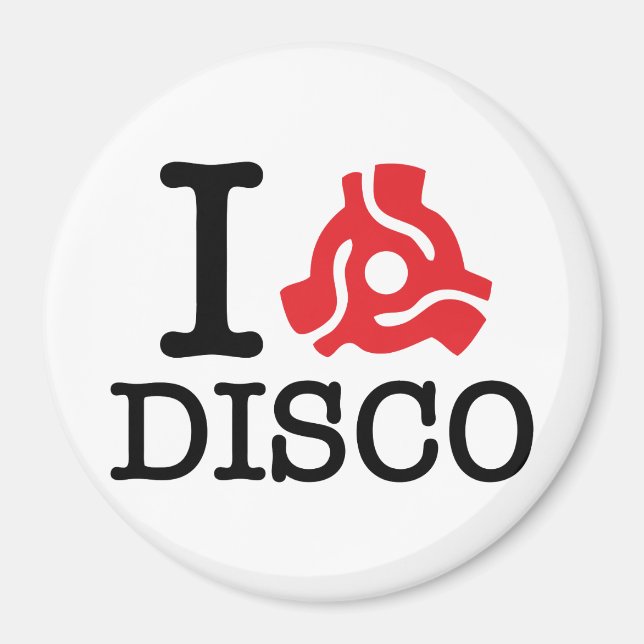 I 45 Adapter Disco Magnet (Front)