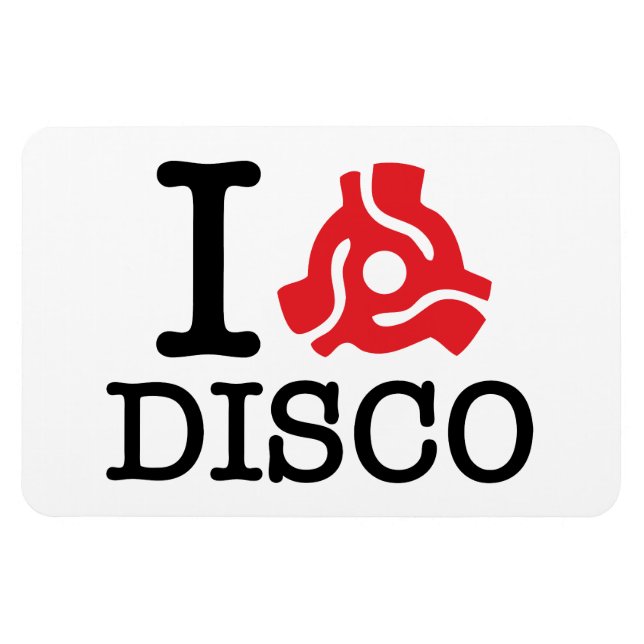 I 45 Adapter Disco Magnet (Horizontal)