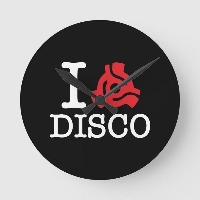 I 45 Adapter Disco Round Clock (Front)
