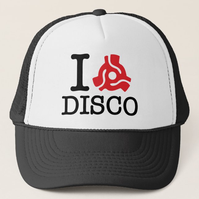 I 45 Adapter Disco Trucker Hat (Front)